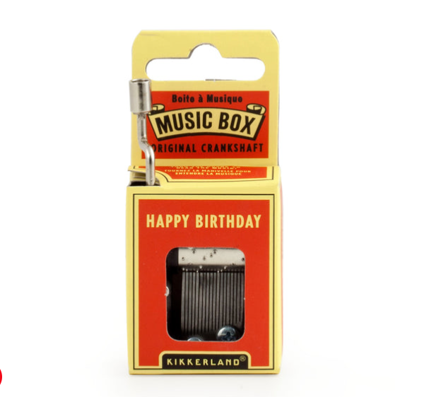 Boîte à musique Happy Birthday
