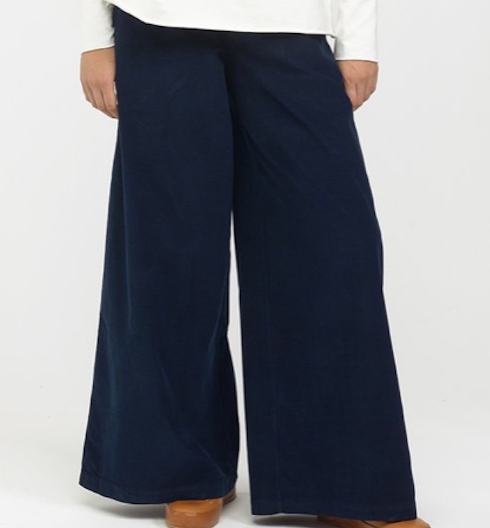 Pantalon large coton